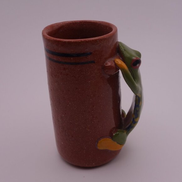 Lizard Handle Costa Rica Ceramic Shot Glass - Picture 4 of 10